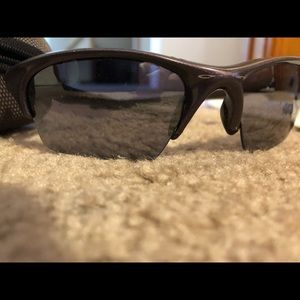 Oakley Sunglasses with travel case and replacement pieces